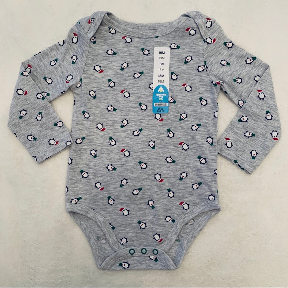 NWT! Lightning Bug Infant Penguin One piece